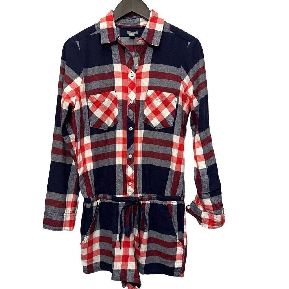 NWT Aerie flannel romper size small